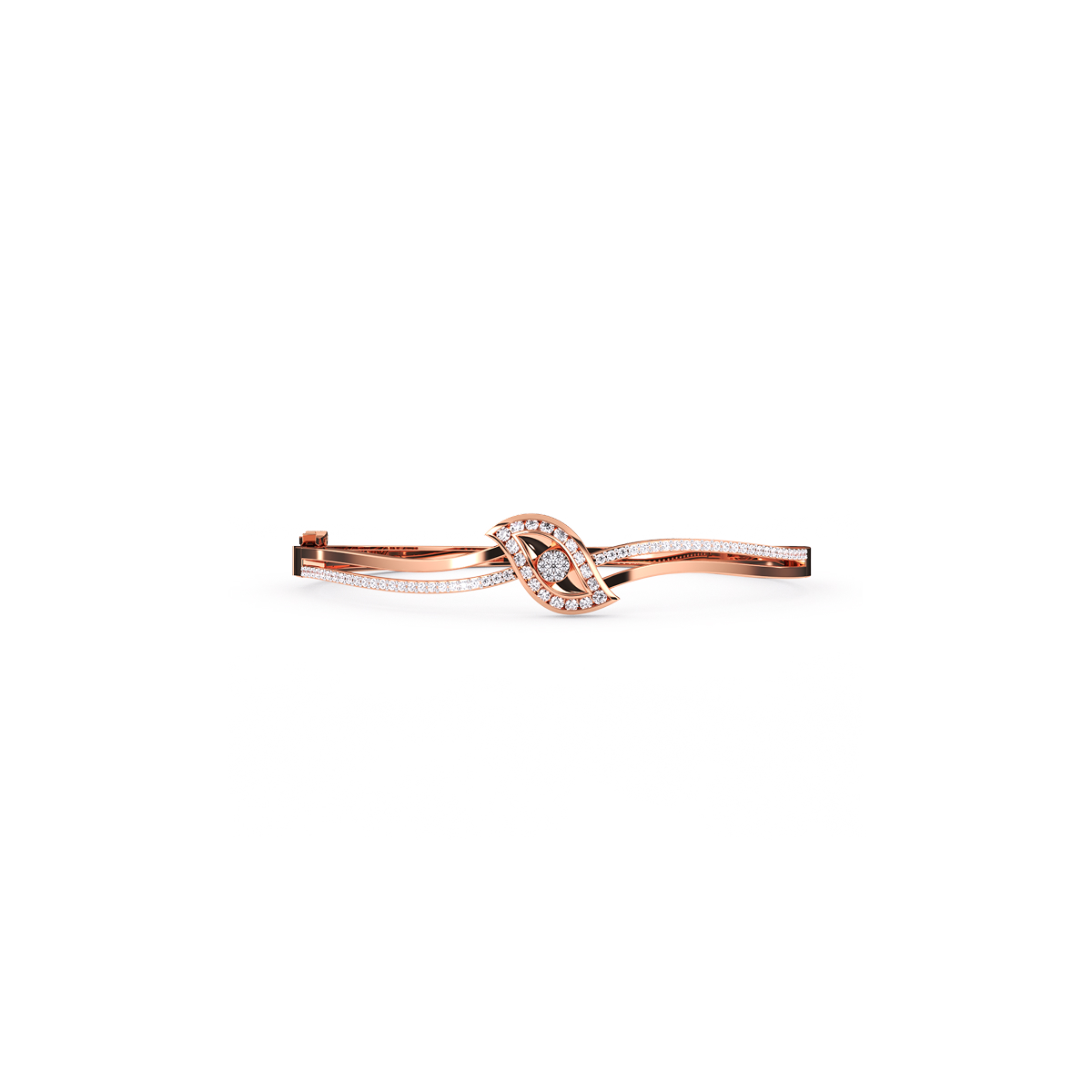Modern Evil Eyes Diamond Bracelet